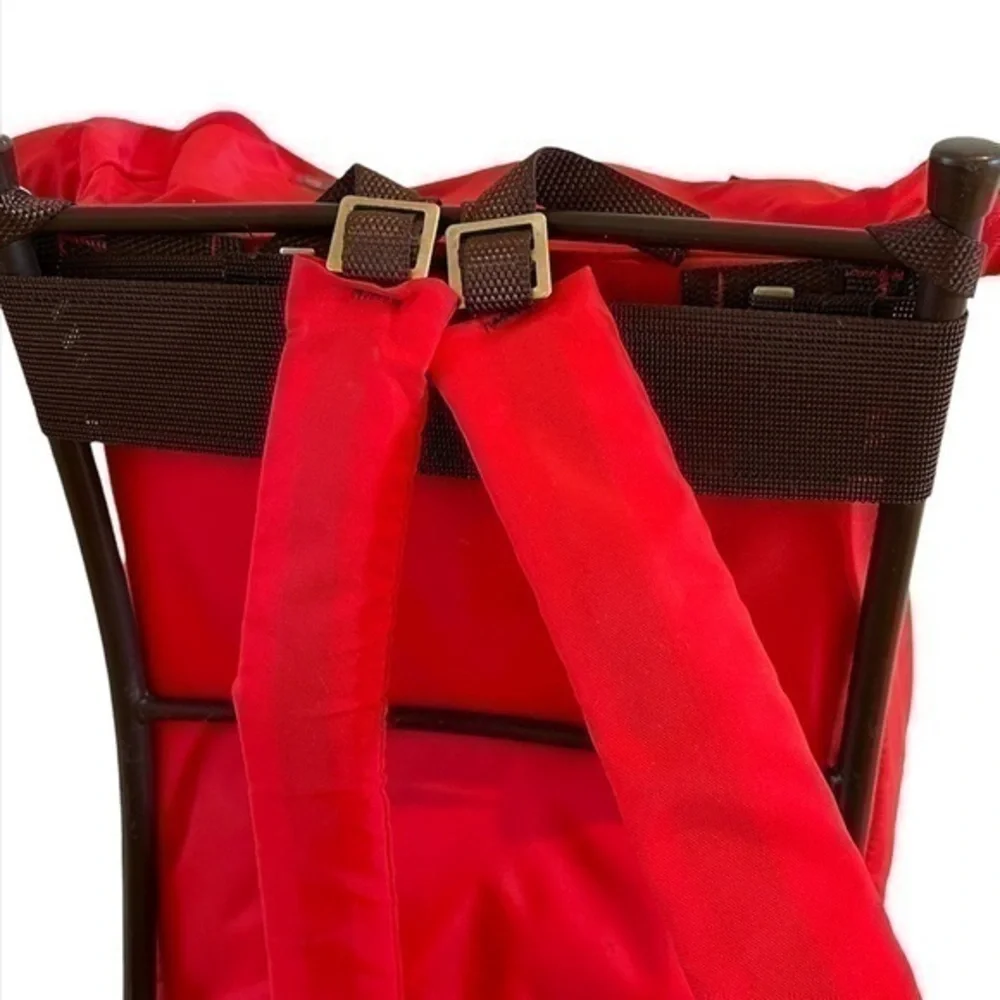 Bergans Of Norway Vintage 1970’s Norwegian Red Nylon Hiking Rucksack‎ Backpack